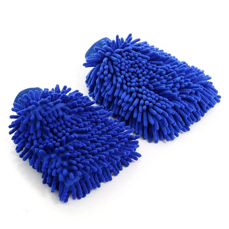 Double-sided Soft Chenille Car Wash Gloves